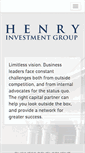 Mobile Screenshot of henryinvestmentgroup.com